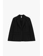 Blazer dos plissé à chaîne métallique en draperie – Imperial Femme