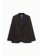 Blazer droit un bouton en crêpe stretch – Imperial Femme