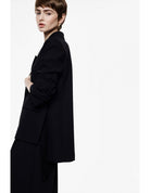 Blazer fluide manches froncées en crêpe diagonale – Imperial Femme