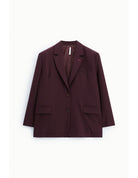 Blazer oversize col à revers deux boutons – Imperial Femme