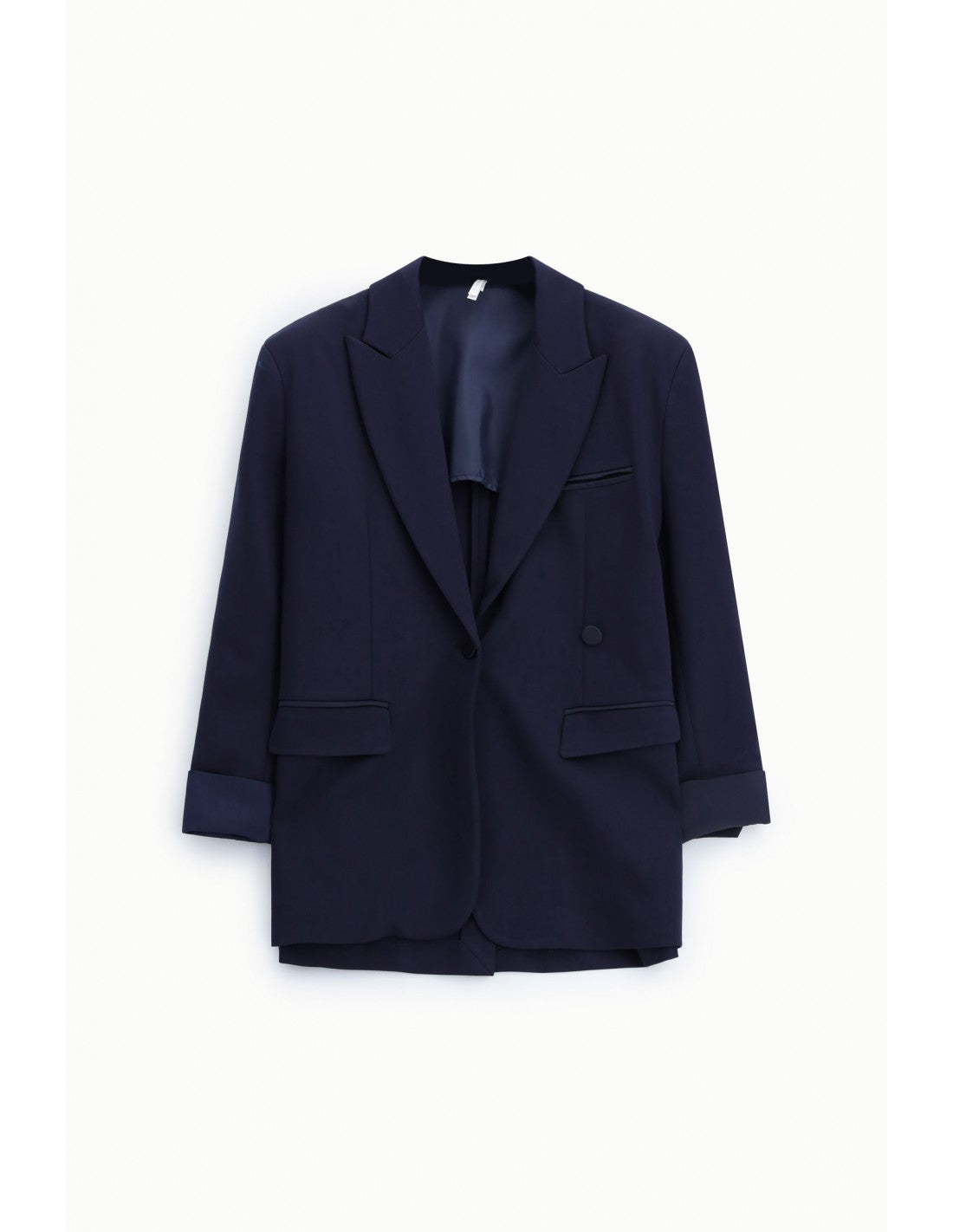 Blazer oversize à finitions smoking en jersey – Imperial Femme
