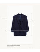 Blazer oversize à finitions smoking en jersey – Imperial Femme