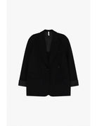 Blazer oversize à finitions smoking en jersey – Imperial Femme