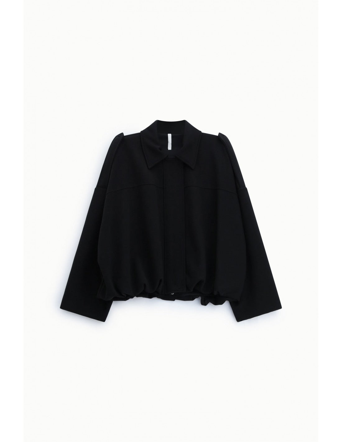 Blouson oversize col aviateur en point de Milan – Imperial Femme