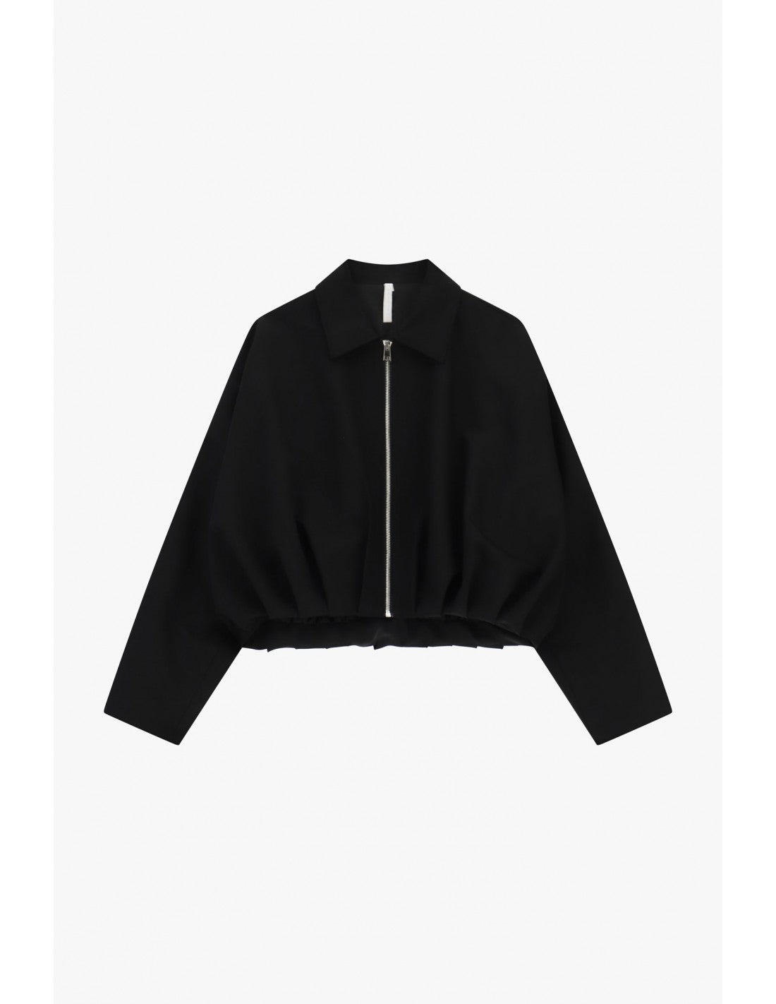 Bomber court à base froncée en draperie – Imperial Femme