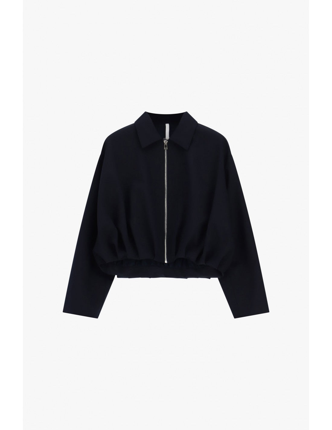 Bomber court à base froncée en draperie – Imperial Femme