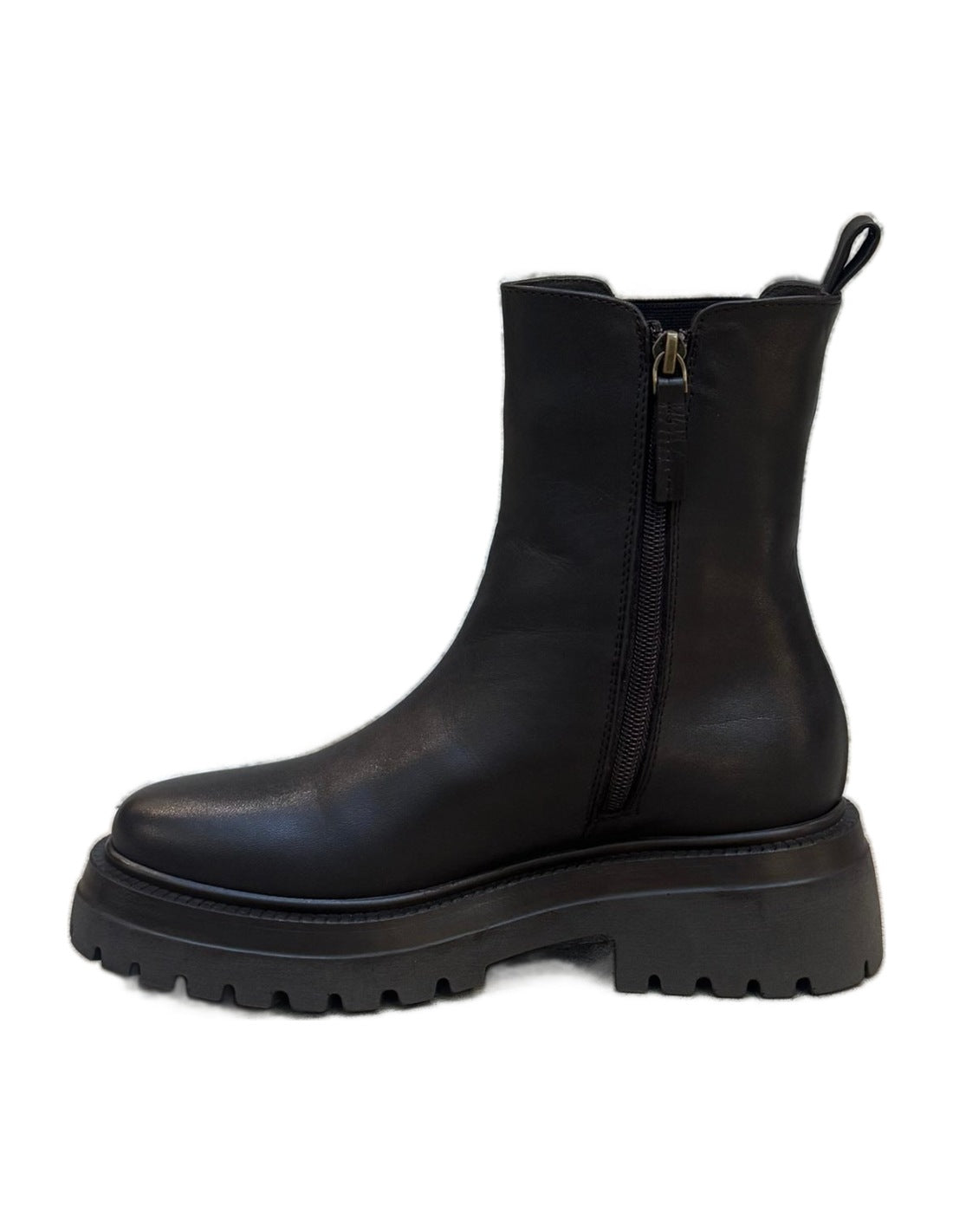 Boot chelsea en cuir Imperial de profil, zip latéral