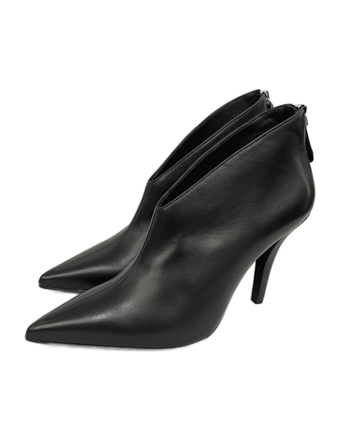 Bottines décolletées en V à talon aiguille – noir – Imperial