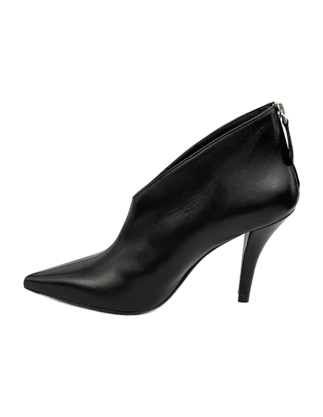 Bottines décolletées en V à talon aiguille, profil – noir – Imperial