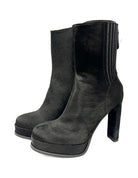Bottines plateforme effet poulain – noir – Imperial