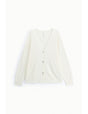 Cardigan col V boutons nacrés – Imperial Femme