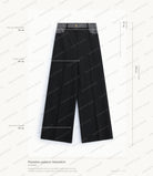 Cartographie des mesures du pantalon Imperial : taille 38 cm, montant 30 cm, cuisse 26 cm, ouverture 29 cm, longueur 109 cm