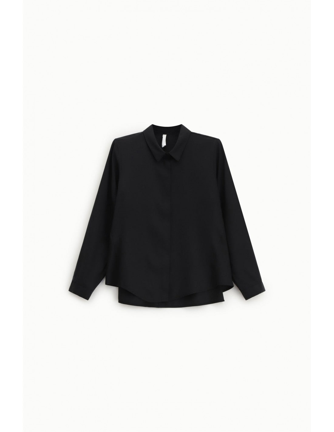 Chemise droite forme trapèze ourlet asymétrique – Imperial Femme