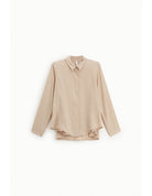 Chemise droite forme trapèze ourlet asymétrique – Imperial Femme