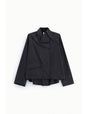 Chemise oversize col lavallière suédine – Imperial Femme