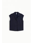 Chemisier sans manches en crêpe satin – Imperial Femme