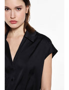 Chemisier sans manches en crêpe satin – Imperial Femme
