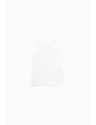 Débardeur Marcel maille chaussette blanc – Imperial Femme, à plat