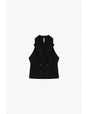 Gilet court croisé sans manches en draperie – Imperial Femme