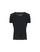 T-shirt Imperial Homme col V en coton flammé à finitions roulottées