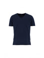 T-shirt Imperial Homme col V en coton flammé à finitions roulottées