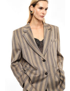 Veste de tailleur porté, buste – Camel – Imperial Femme