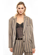 Veste de tailleur porté, face – Camel – Imperial Femme