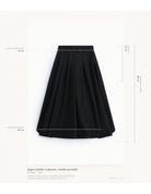 Jupe-culotte à pinces et ourlet arrondi en draperie – Imperial Femme