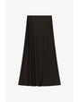 Jupe midi sirène en crêpe satin – Imperial Femme