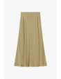 Jupe midi sirène en crêpe satin – Imperial Femme