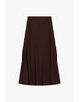 Jupe midi sirène en crêpe satin – Imperial Femme