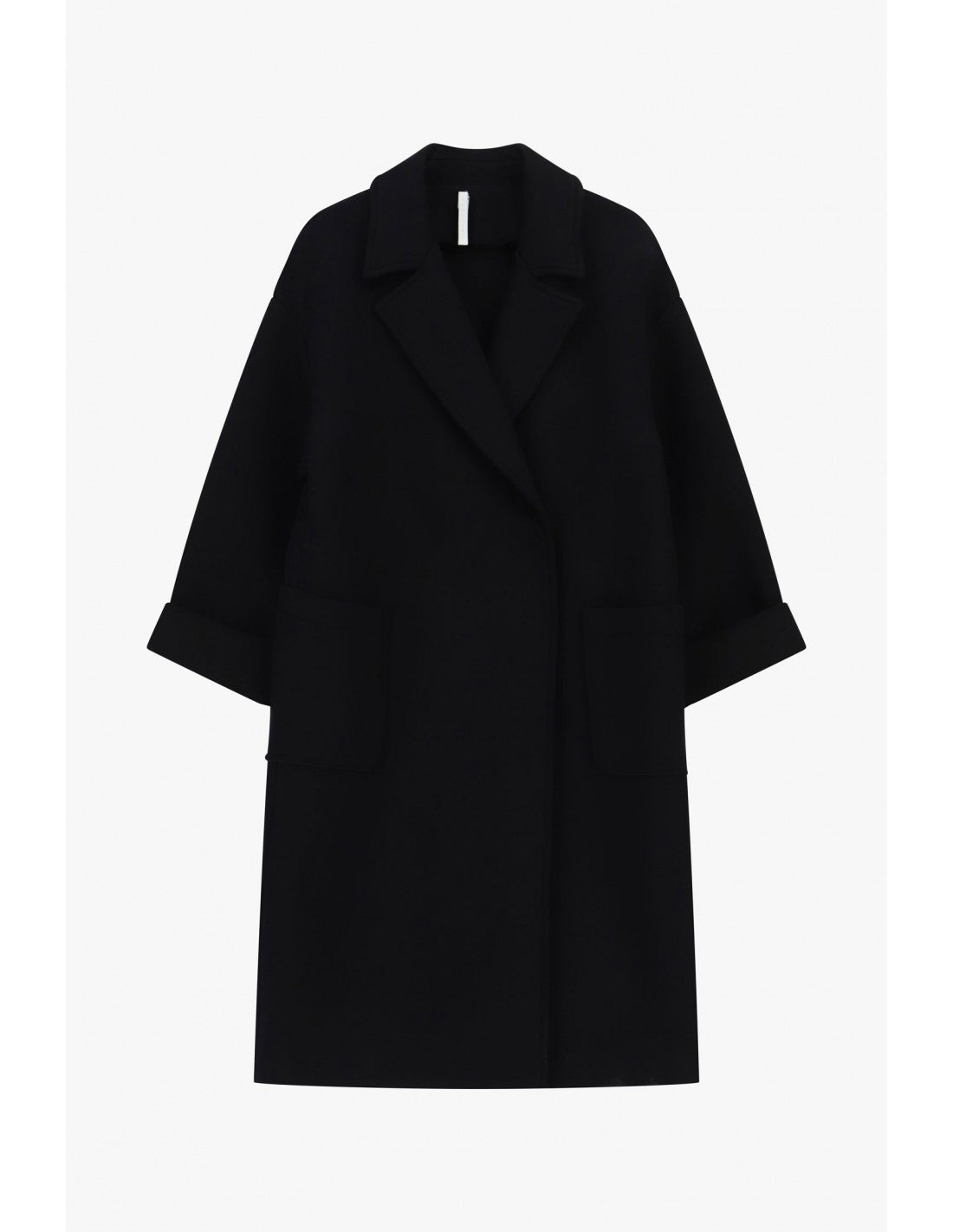 Manteau mi-long oversize en néoprène – Imperial Femme