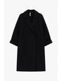 Manteau mi-long oversize en néoprène – Imperial Femme