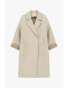 Manteau mi-long oversize en néoprène – Imperial Femme