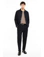 Pantalon en denim porté, face – Bleu denim – Imperial Homme