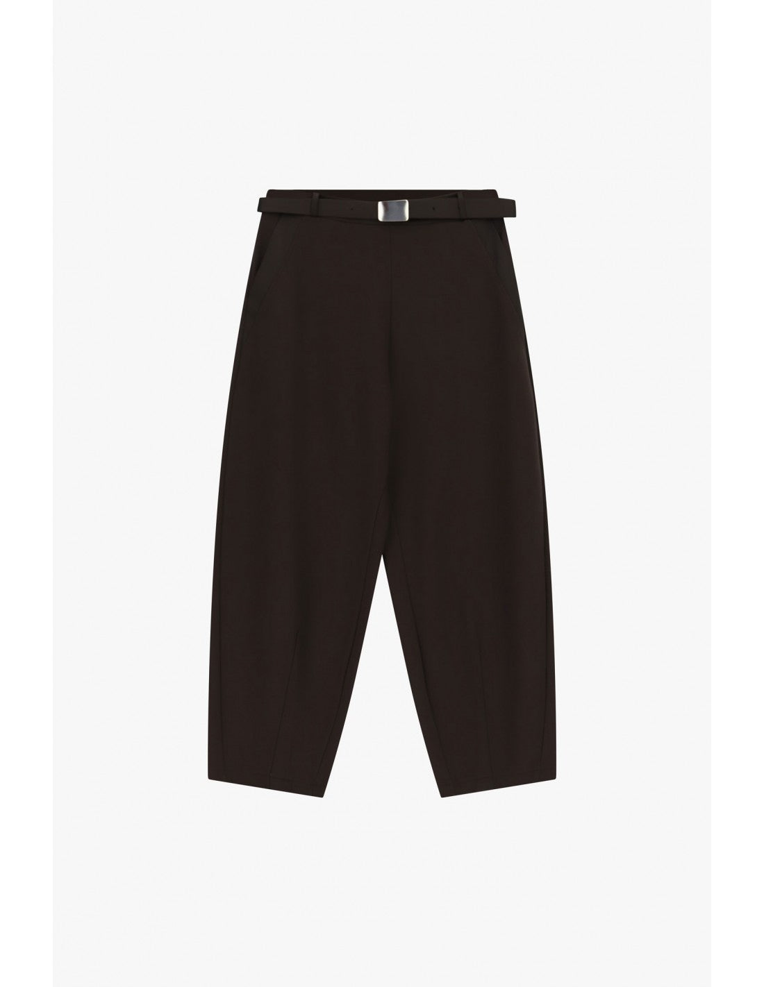 Pantalon ballon 3/4 taille haute ceinturé – Imperial Femme