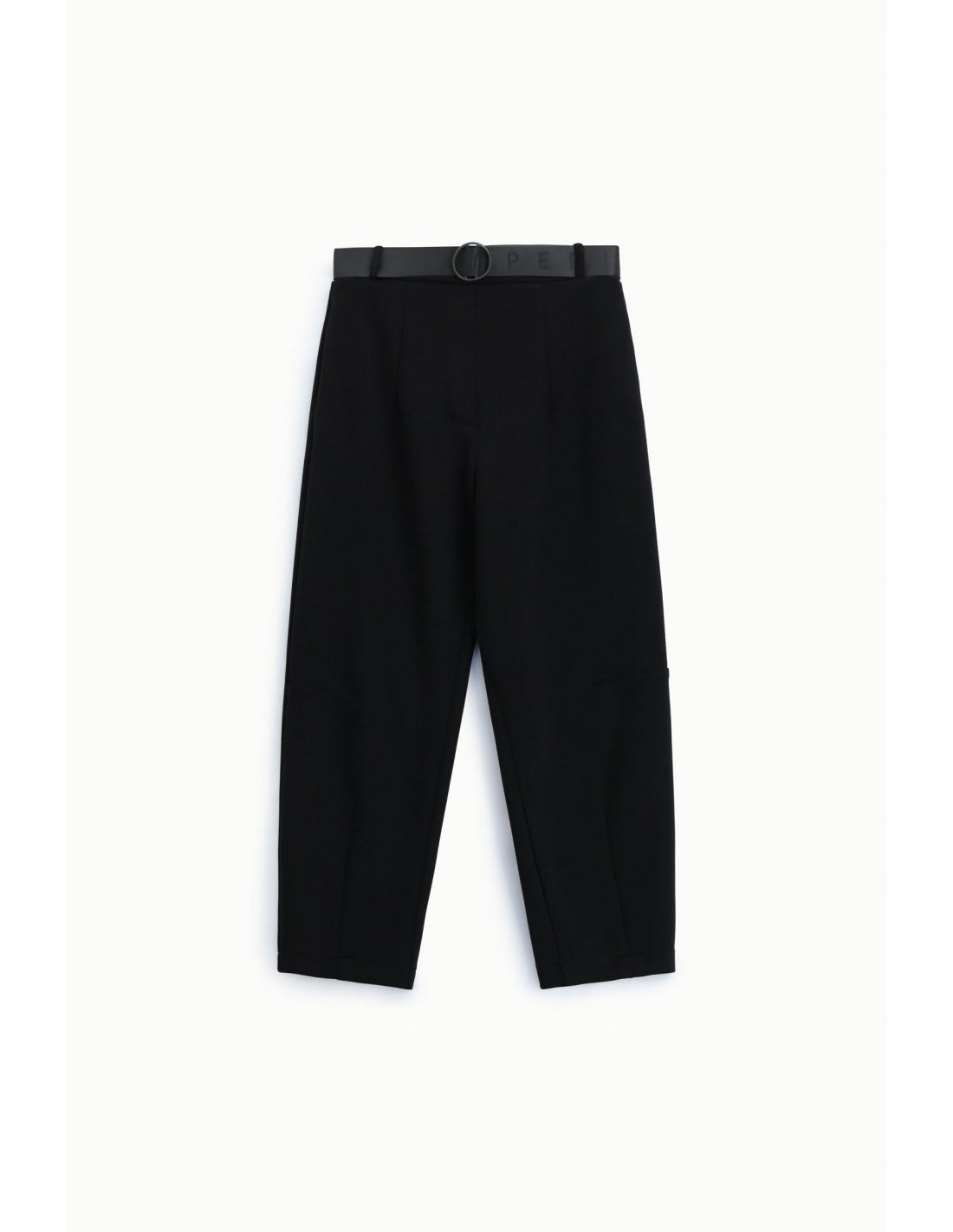 Pantalon balloon ceinturé en point de Milan – Imperial Femme