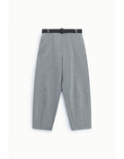 Pantalon balloon ceinturé en point de Milan – Imperial Femme
