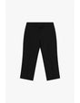 Pantalon capri à fente d'ourlet en draperie – Imperial Femme