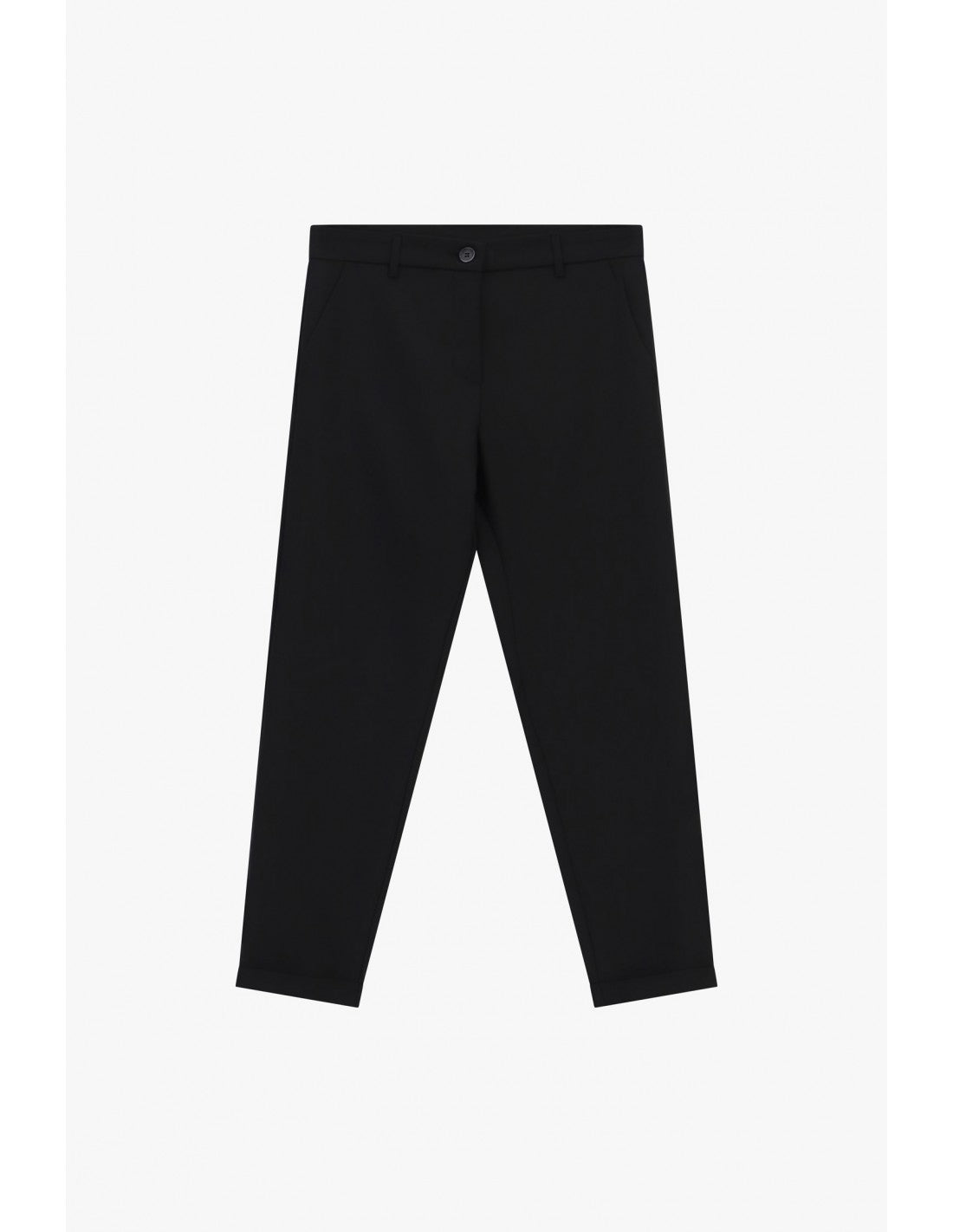 Pantalon cropped fuselé en draperie – Imperial Femme