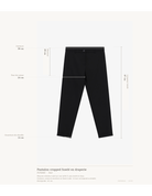 Pantalon cropped fuselé en draperie – Imperial Femme