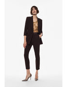 Pantalon de smoking cigarette finition satin – Imperial Femme
