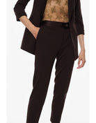 Pantalon de smoking cigarette finition satin – Imperial Femme