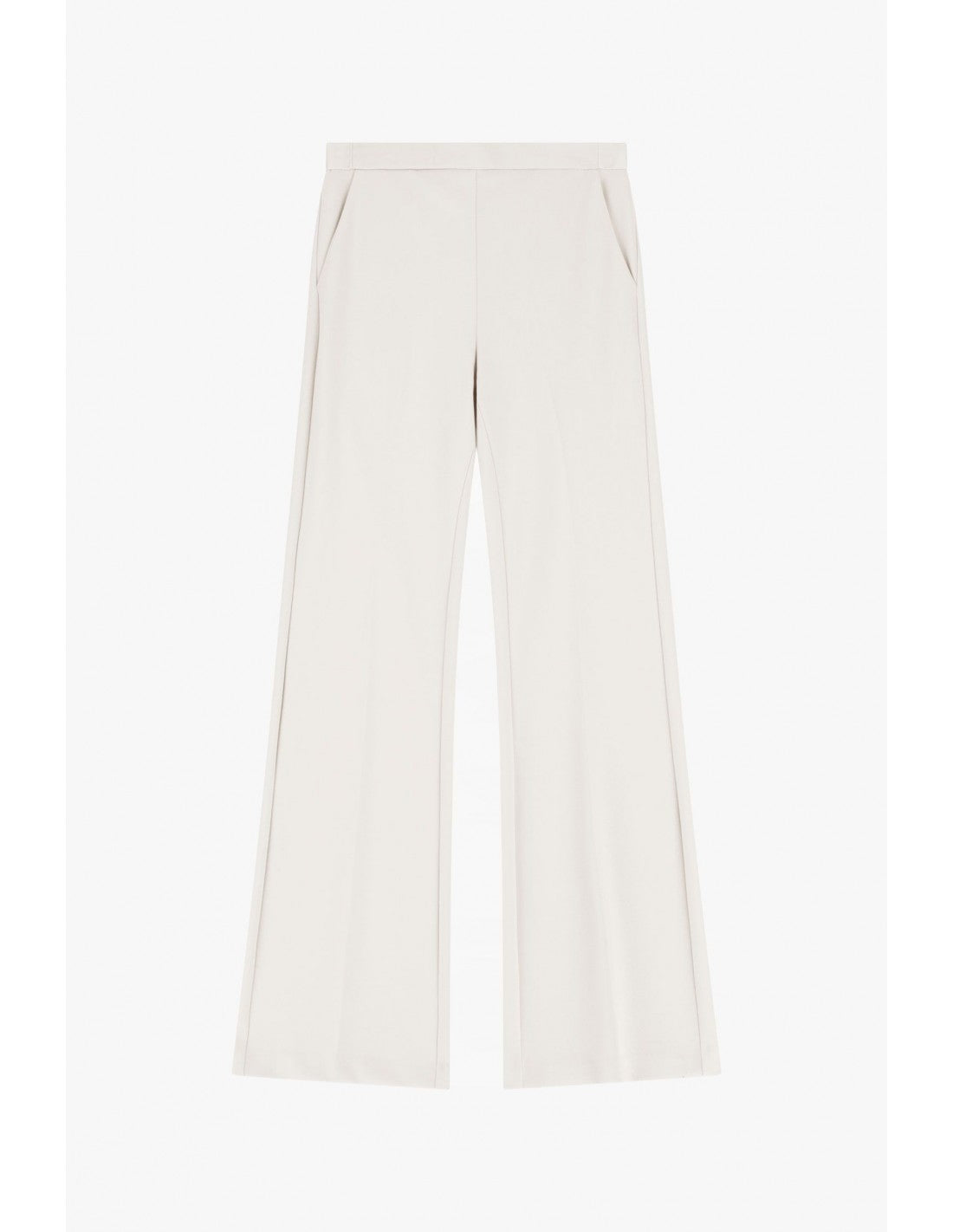 Pantalon de smoking flare finition satin – Imperial Femme