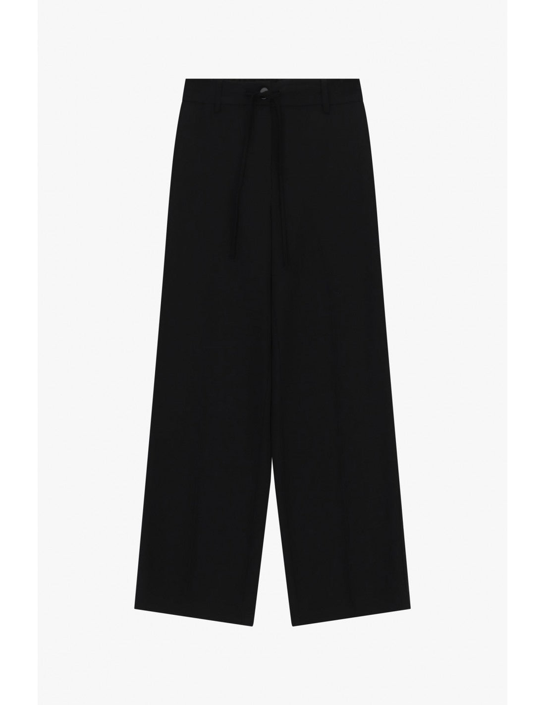 Pantalon large à ceinture coulissée en crêpe diagonale – Imperial Femme