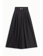 Pantalon palazzo à pinces ceinture boucle ronde – Imperial Femme