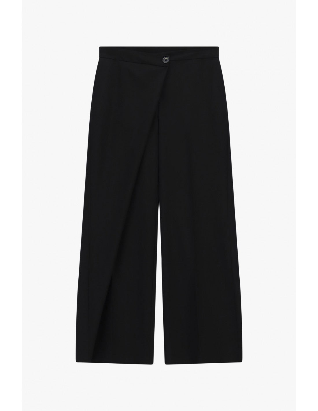 Pantalon palazzo à boutonnage asymétrique – Imperial Femme