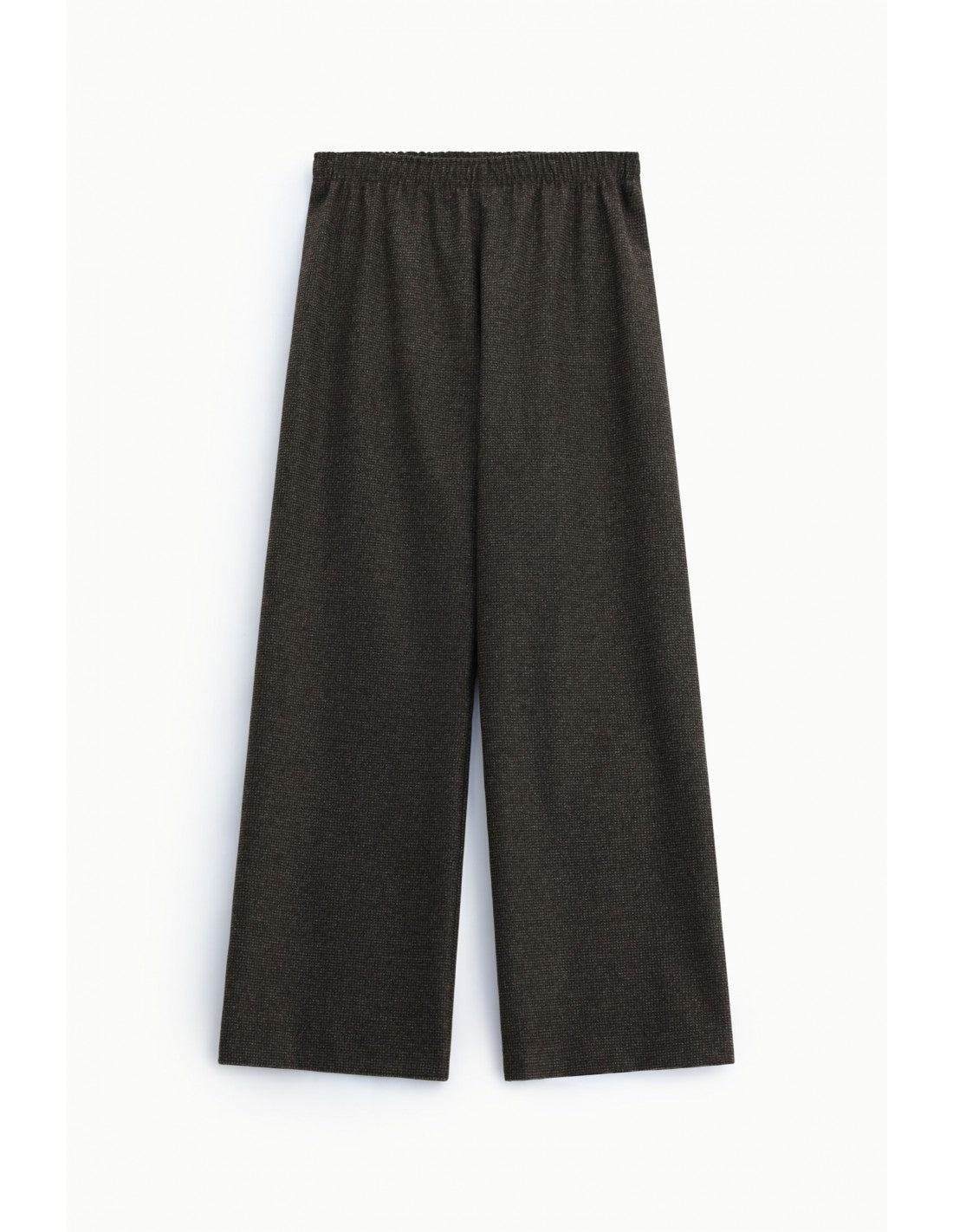 Pantalon palazzo en drap micro-carreaux – Imperial Femme