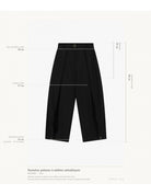 Pantalon palazzo à œillets métalliques dorés – Imperial Femme
