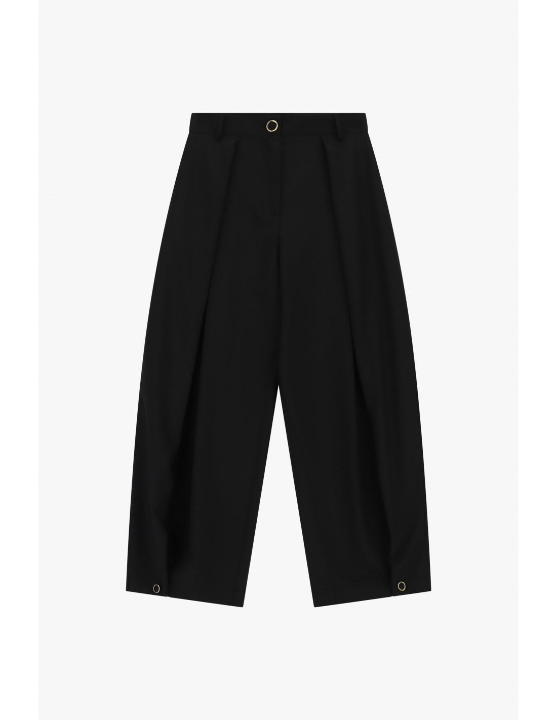 Pantalon palazzo à œillets métalliques dorés – Imperial Femme
